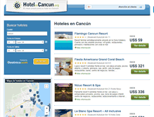 Tablet Screenshot of hotelencancun.org